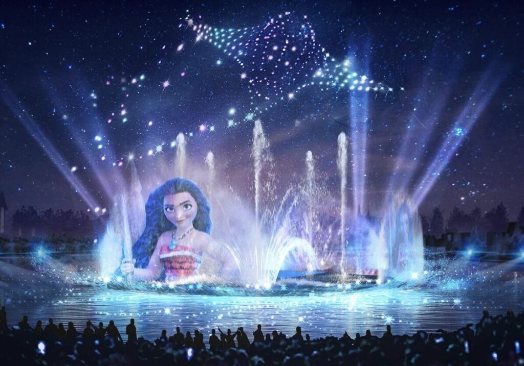 dlp disney adventure world nighttime show