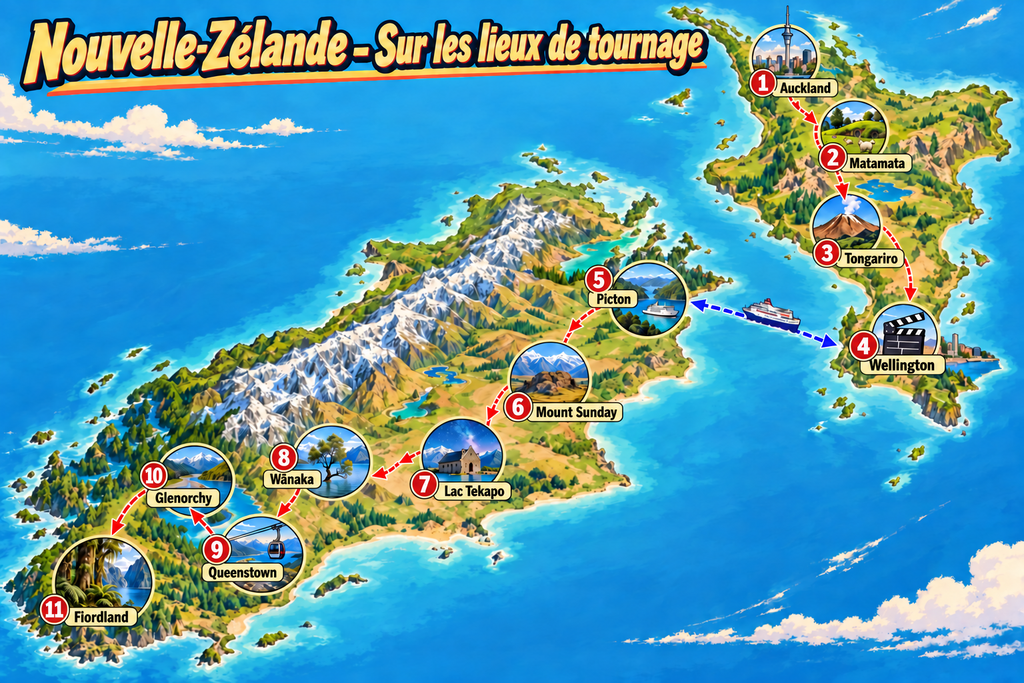 carte de nouvelle zélande