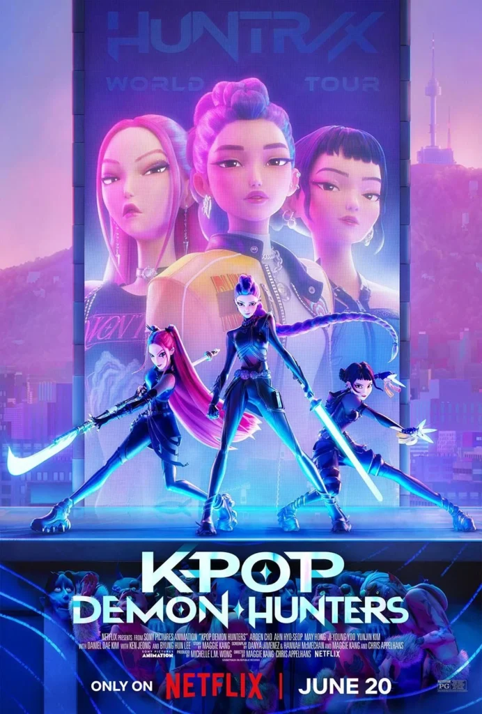 Affiche K-Pop Demon Hunters - Netflix 2025