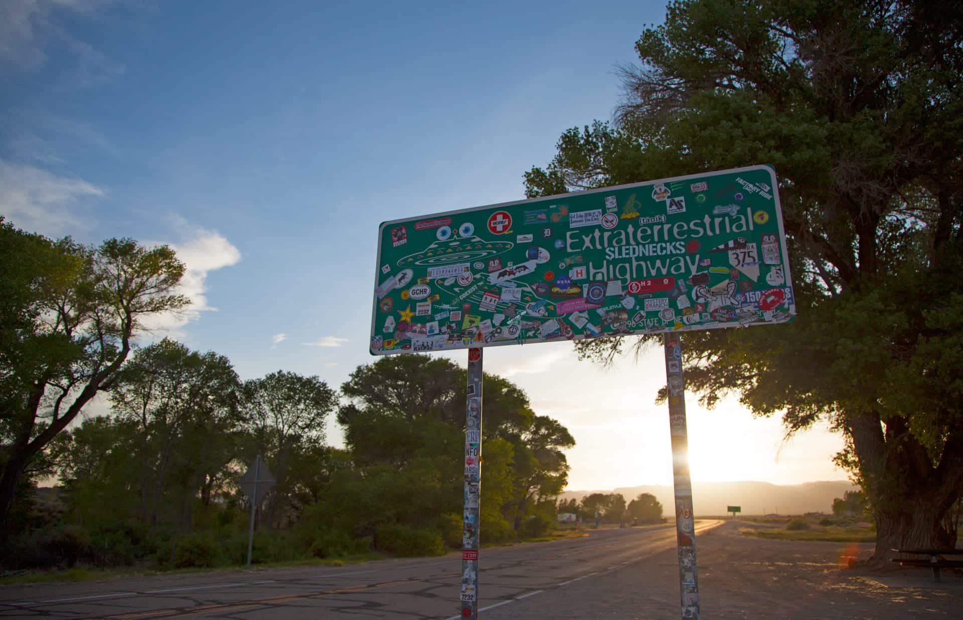 extraterrestrial highway sign