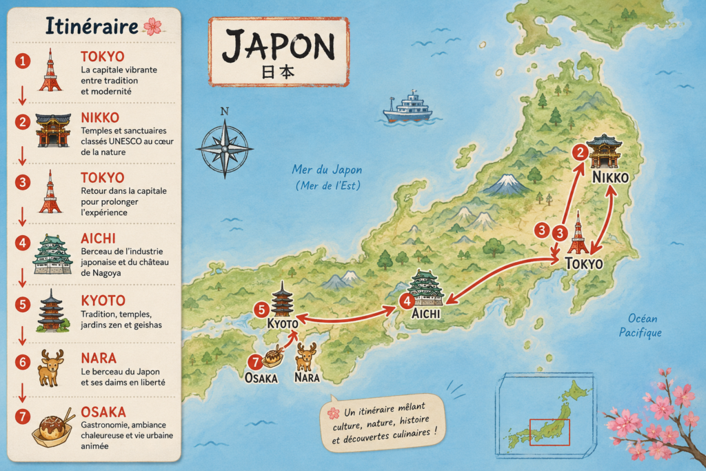 itinéraire japon v1