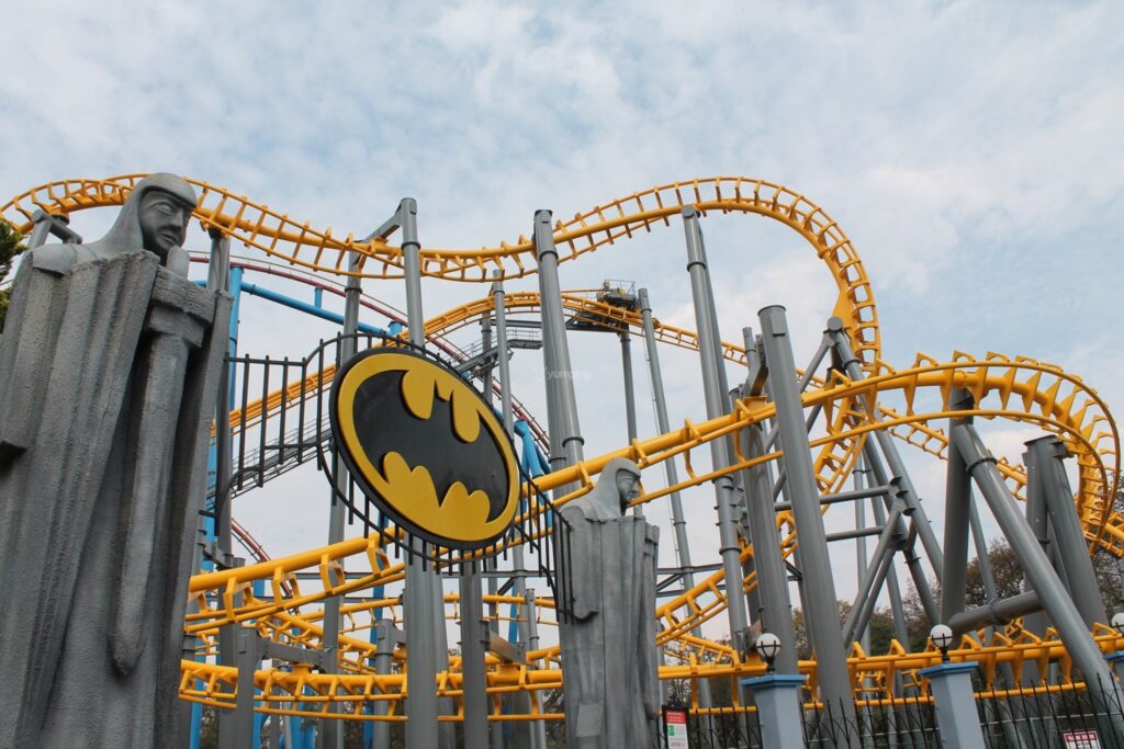 six flags méxico batman attraction