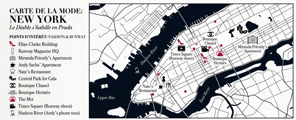 carte des points d'interet prada