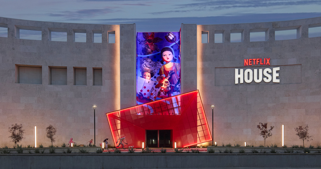 Netflix House Entrée de Netflix House Dallas, Galleria Dallas (Texas)